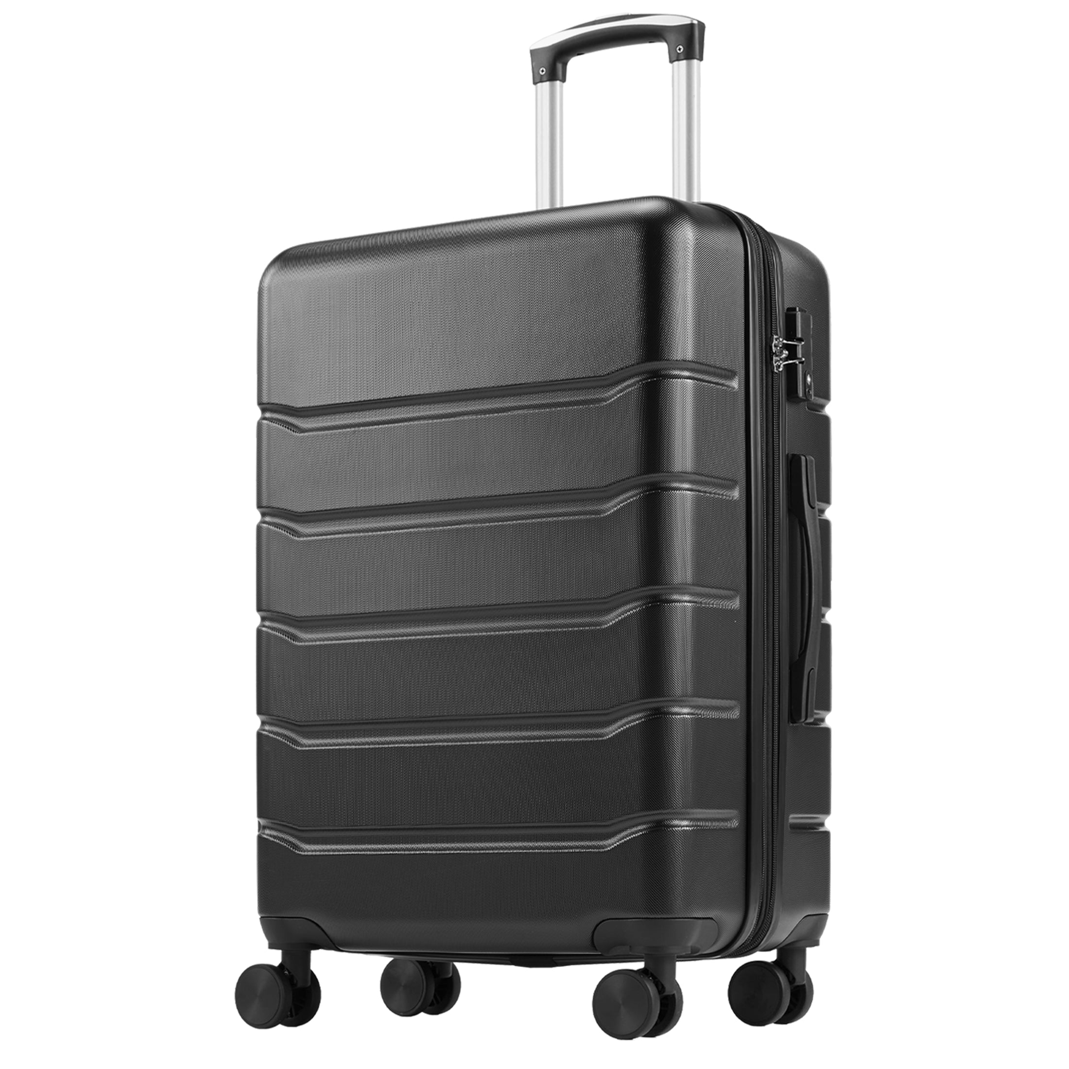 edx Hardside Carry on Luggage with Spinner Wheels, Hard Shell ABS Suitcase, 20-Inch Lightweight Expandable Rolling Luggage, Blue