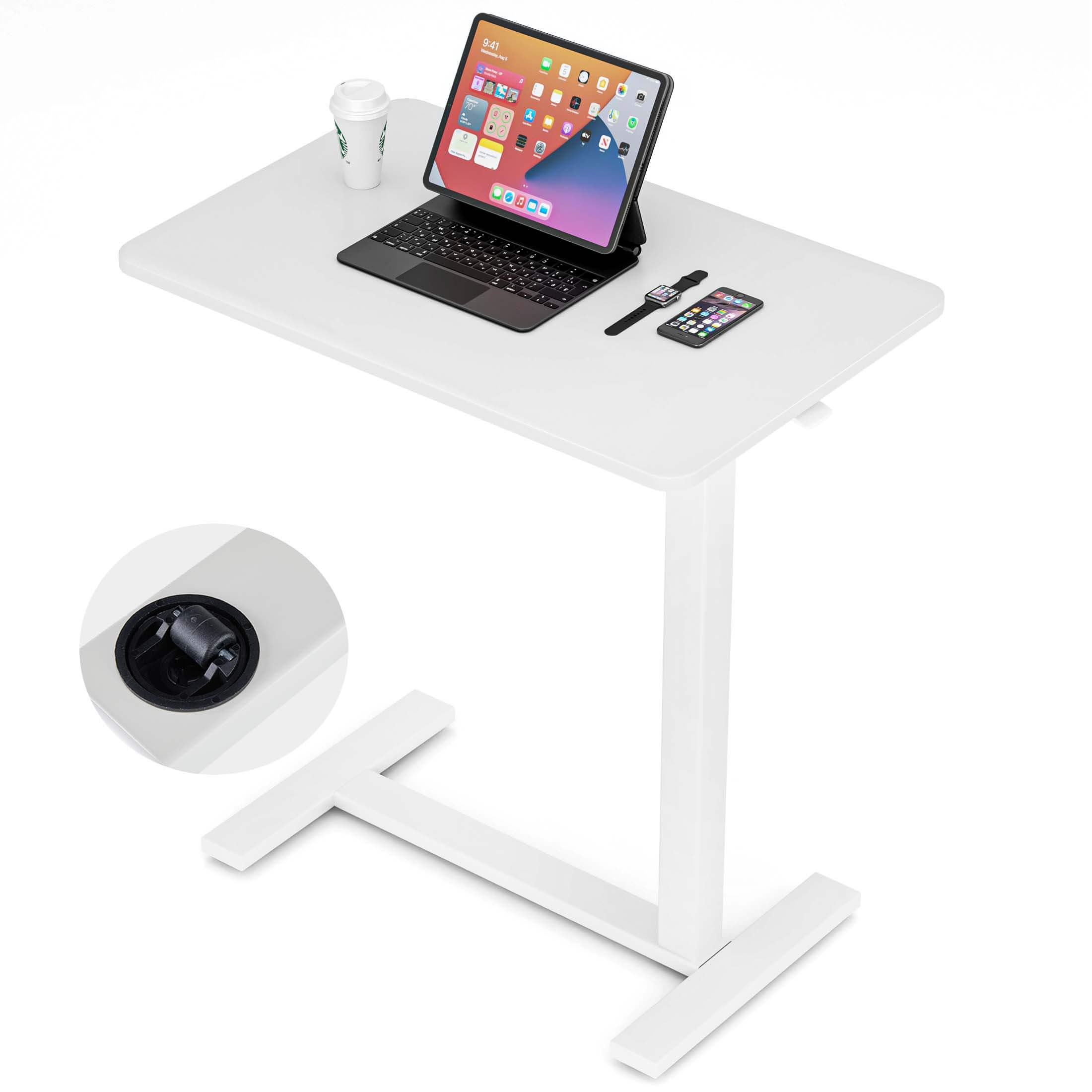 edx Adjustable bedside tables - on wheels, rolling laptop tables, mobile standing desks, hospital and home bed tables