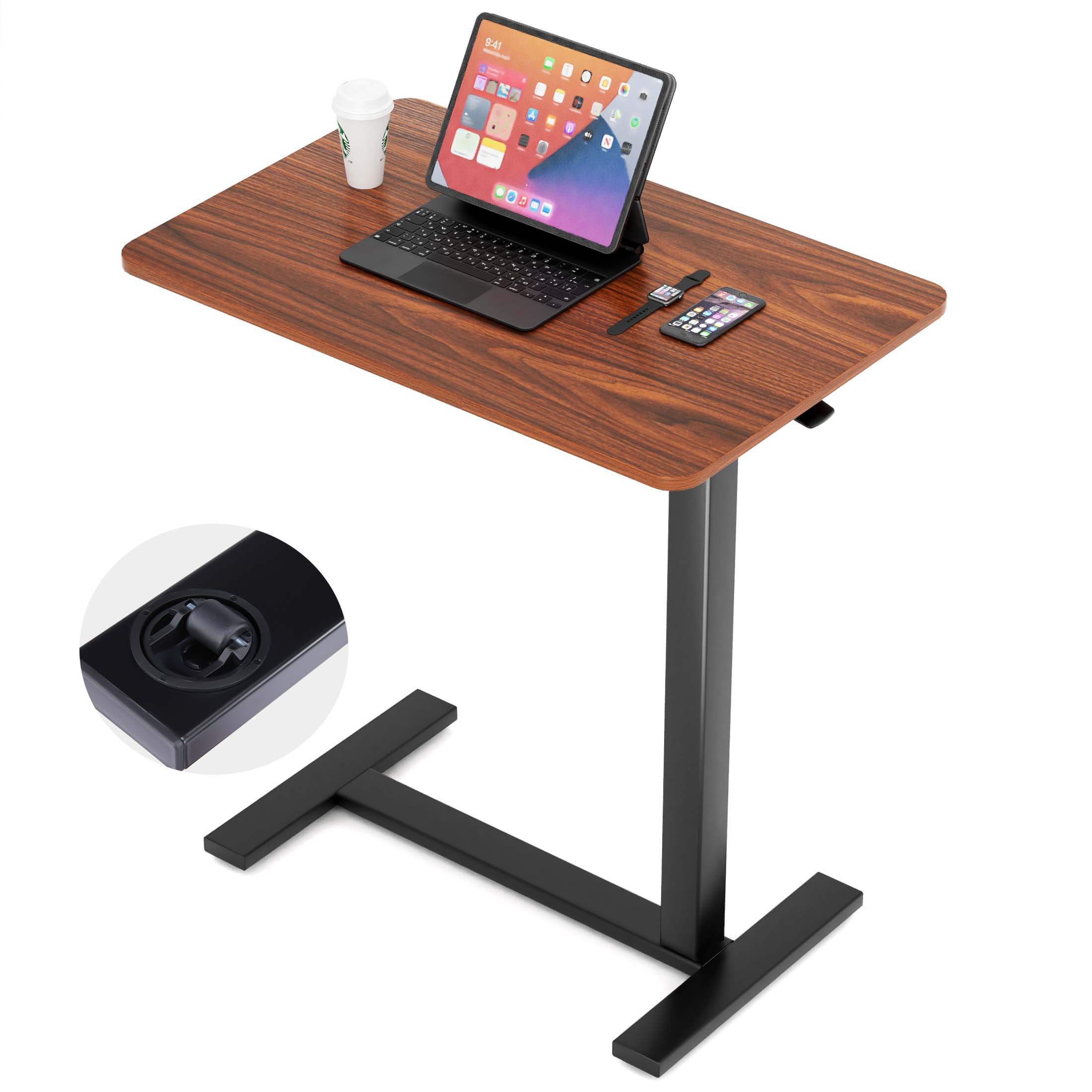 edx Adjustable bedside tables - on wheels, rolling laptop tables, mobile standing desks, hospital and home bed tables