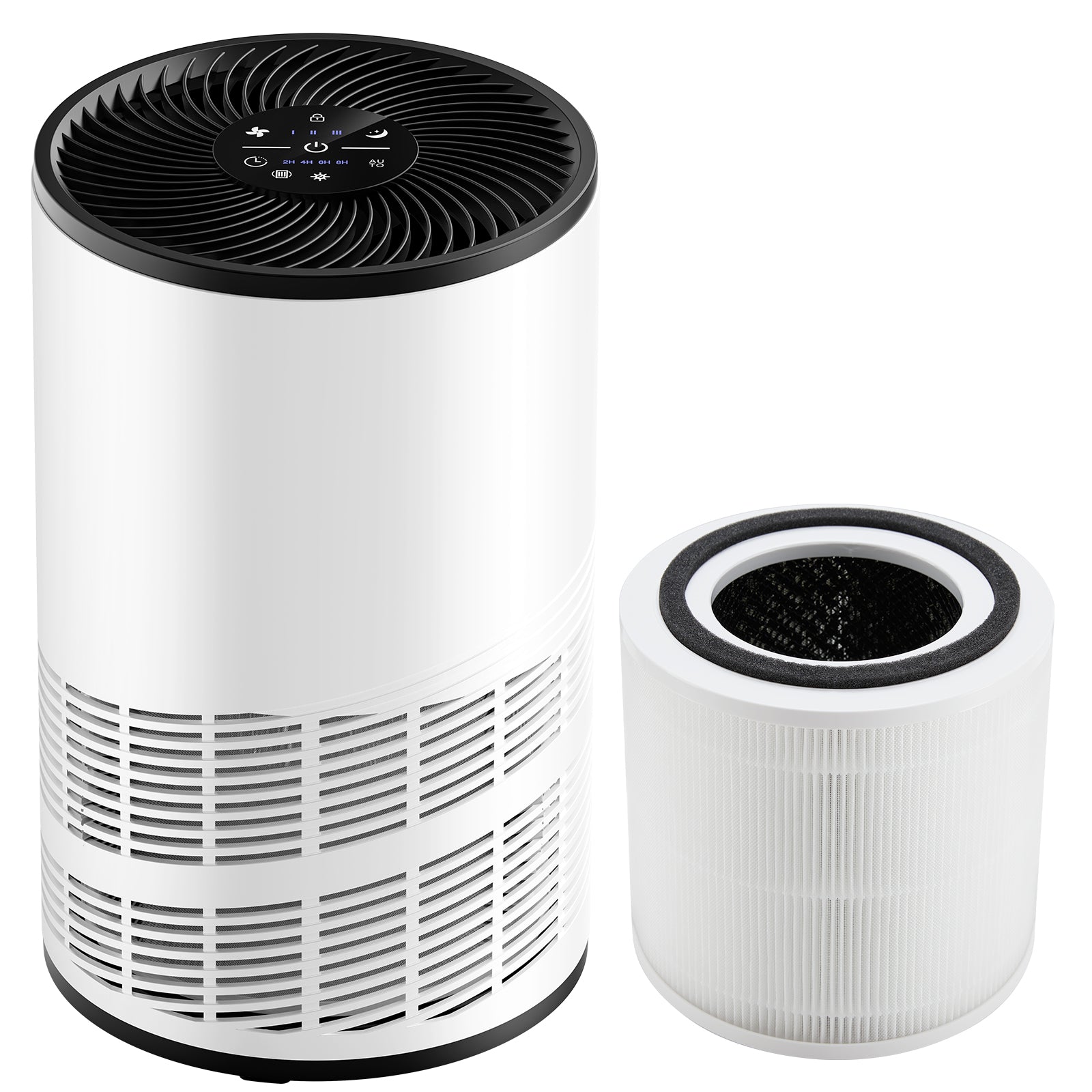 Air Purifier for Home and Bedroom, HEPA Filter, Removes Smoke, Pollen, Dander and Odors