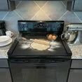 Edx Dark Brown Stovetop Cover, Noodle Board Baking Pan & Serving Tray with Handles for Electric and Gas Ranges