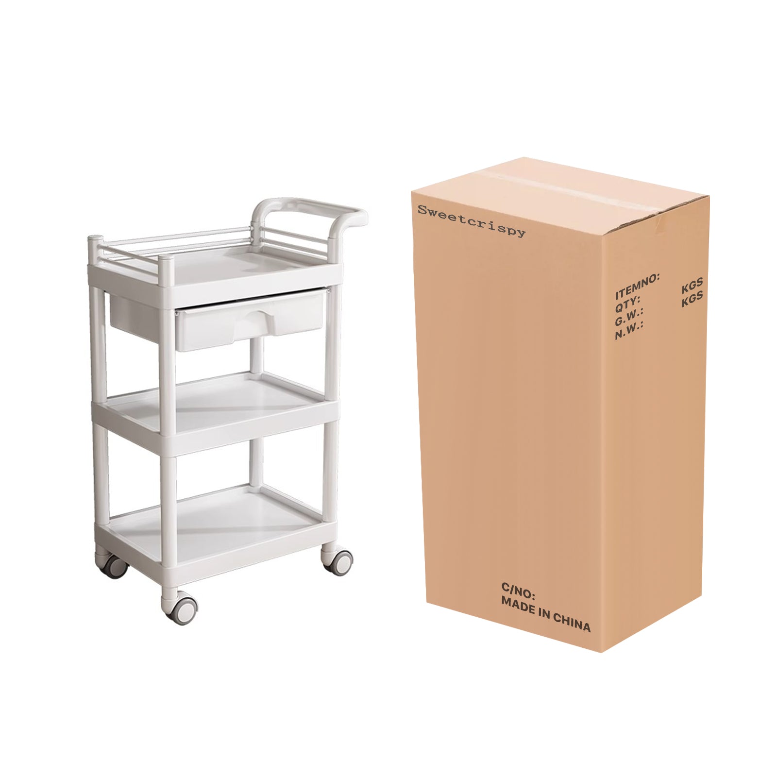 edx Plastic Service Cart For Restaurant Estates