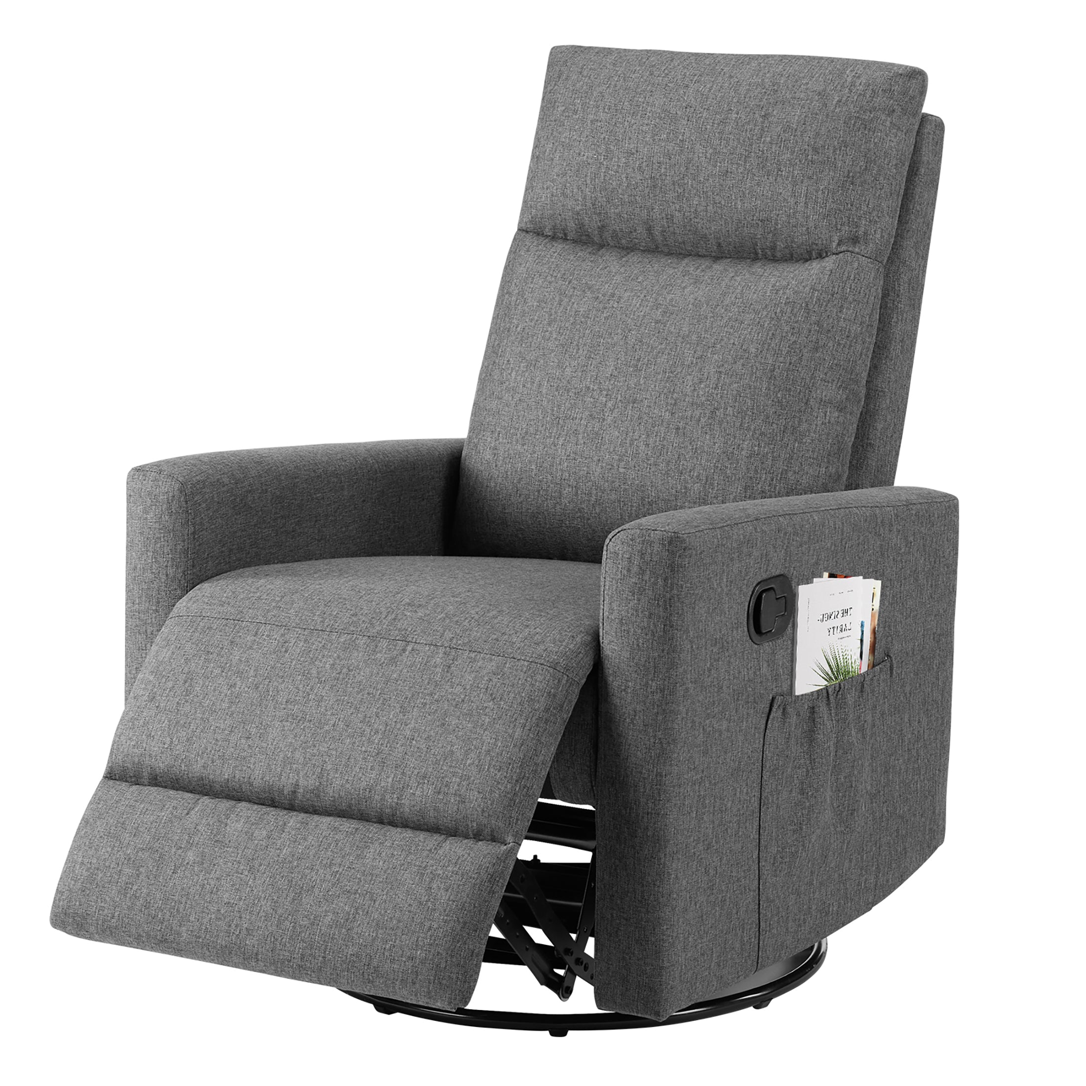 ZUNMOS Luxurious Rocking Chair Nursery, Swivel Rocker Recliner for Comfort in Your Nursery, Living Room, and Bedroom