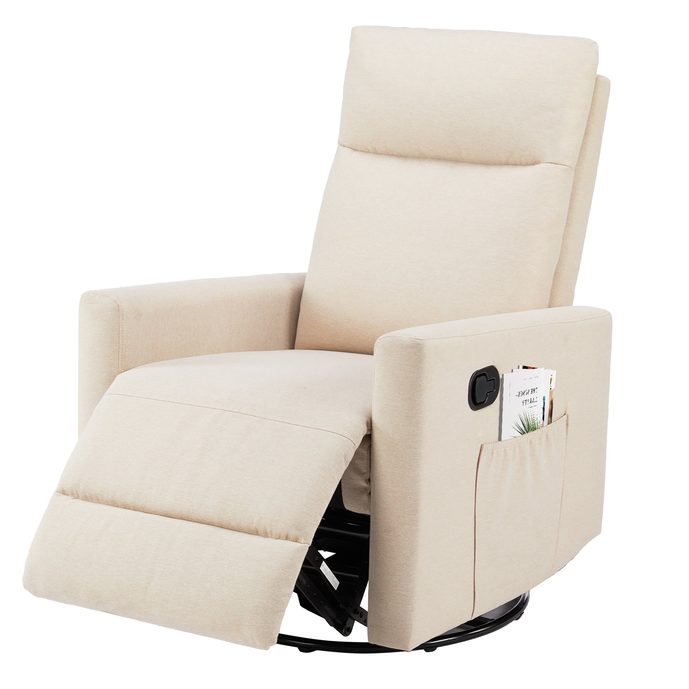 ZUNMOS Luxurious Rocking Chair Nursery, Swivel Rocker Recliner for Comfort in Your Nursery, Living Room, and Bedroom