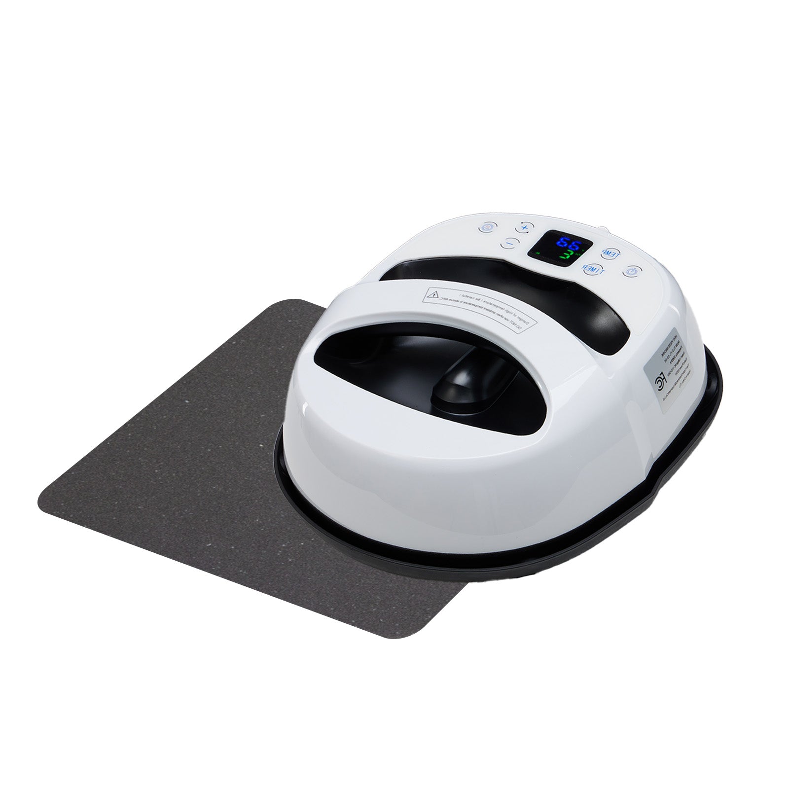 edx T-Shirt Heat Press, Portable Easy-Press Heat Transfer Machine, 0-450°F Temperature Control with LCD Display, Suitable for T-Shirts, Tote Bags, Pillows, Aprons, and More