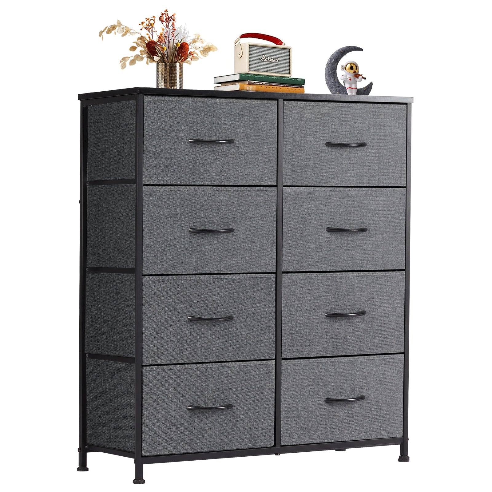 ZUNMOS 8 Drawer Fabric Dresser for Bedroom,Closet, Entryway