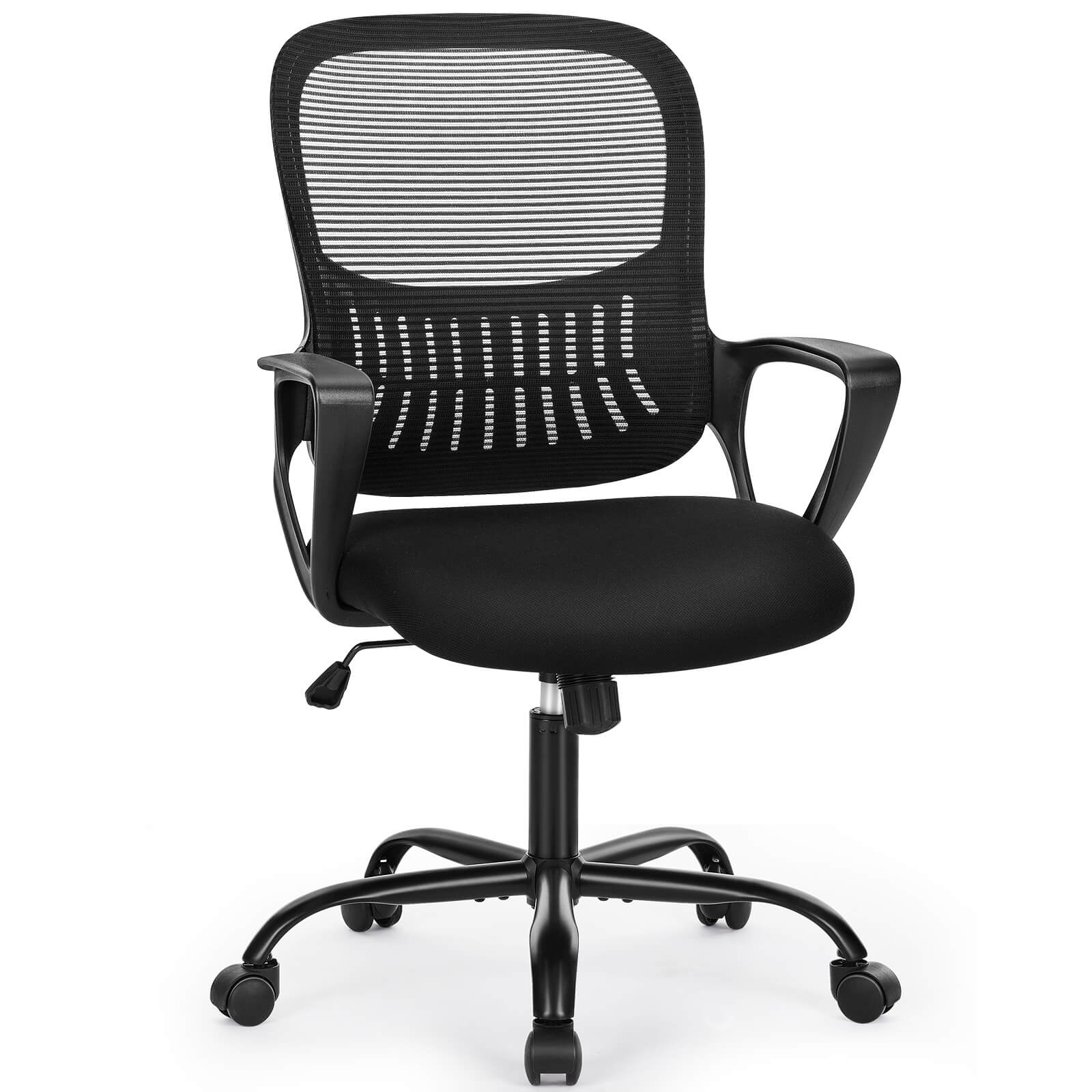 edx Office chair, ergonomic, adjustable height, with lumbar support and armrests, suitable for home, office.