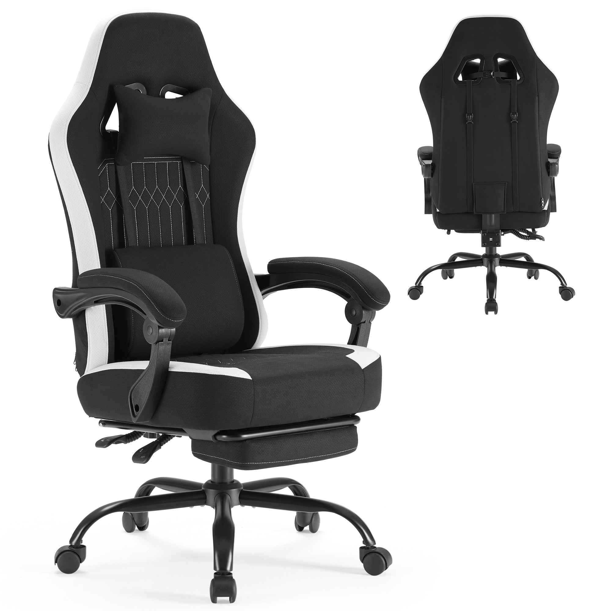 edx Gaming Chair, Office Chair High-Back Computer Chair Executive-Grade Ergonomic Adjustable Swivel Work Chair