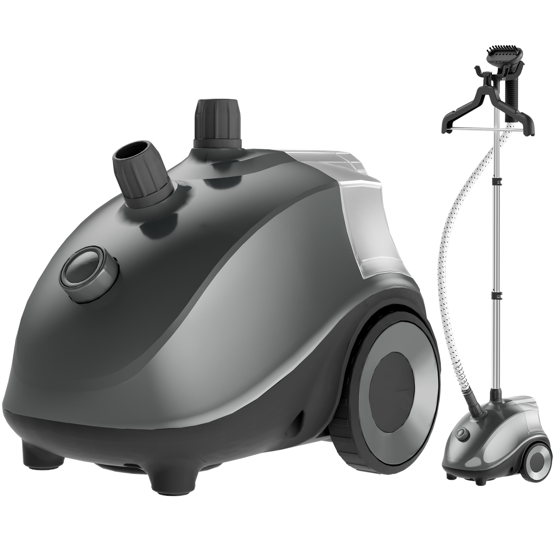edx Standing Garment Steamer for Clothes,1500W Professional Wrinkle Remover Heats in 45 Seconds,Full-Size,1.7L Water Tank