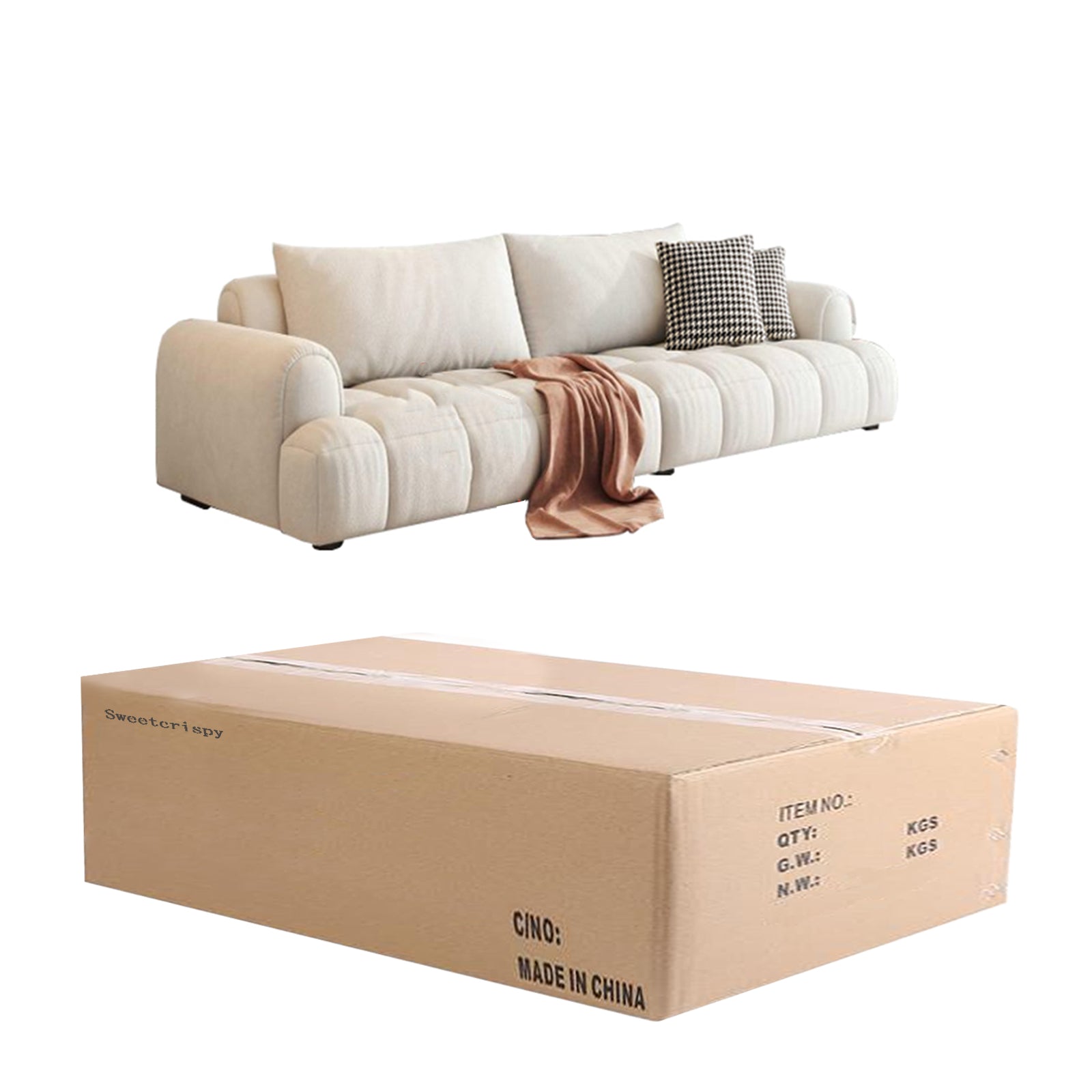 edx Large luxurious Furry Soft And Cozy Home Furniture