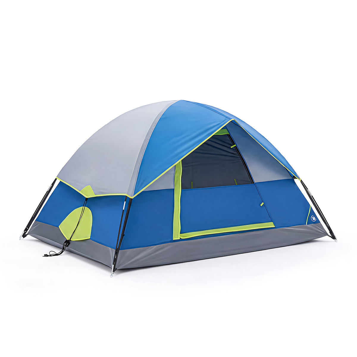 Gianna 2/4 Person Waterproof Camping Tent with Rainfly, Easy Setup Dome Tent with Mesh Windows & Skylights, Lightweight Portable Tent for Outdoor Camping, Festivals & Backyard