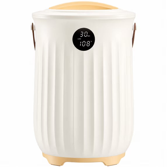 20L Towel Warmer Bucket, 450W Electric Towel Heater with 3 Heat Settings, 8-Hour Timer, Aroma Box, Tip-Over & Overheat Protection,for Home Bathroom