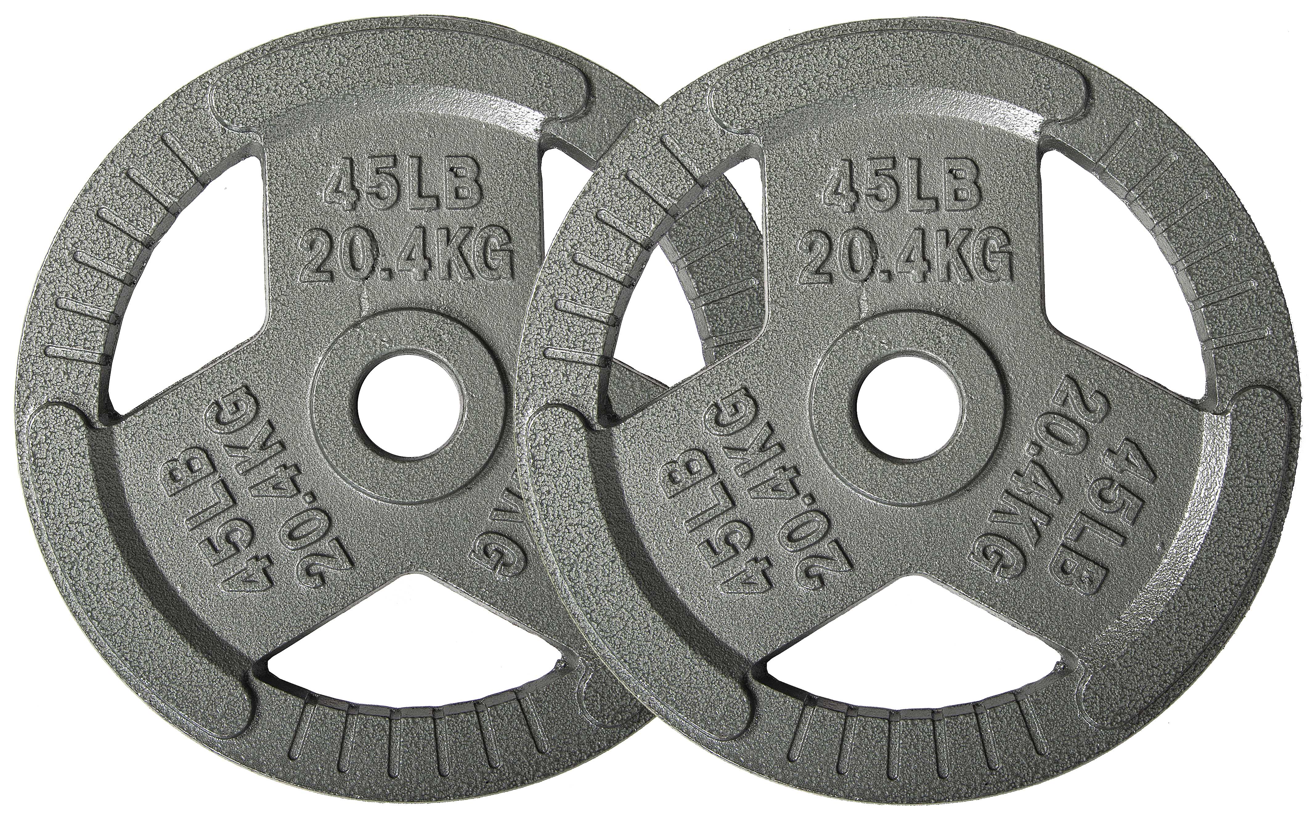 EDX 2-Inch Olympic Cast Iron Weight Plate – Rust-Resistant, Grip-Friendly Design for Powerlifting, CrossFit, and Home Gym Training