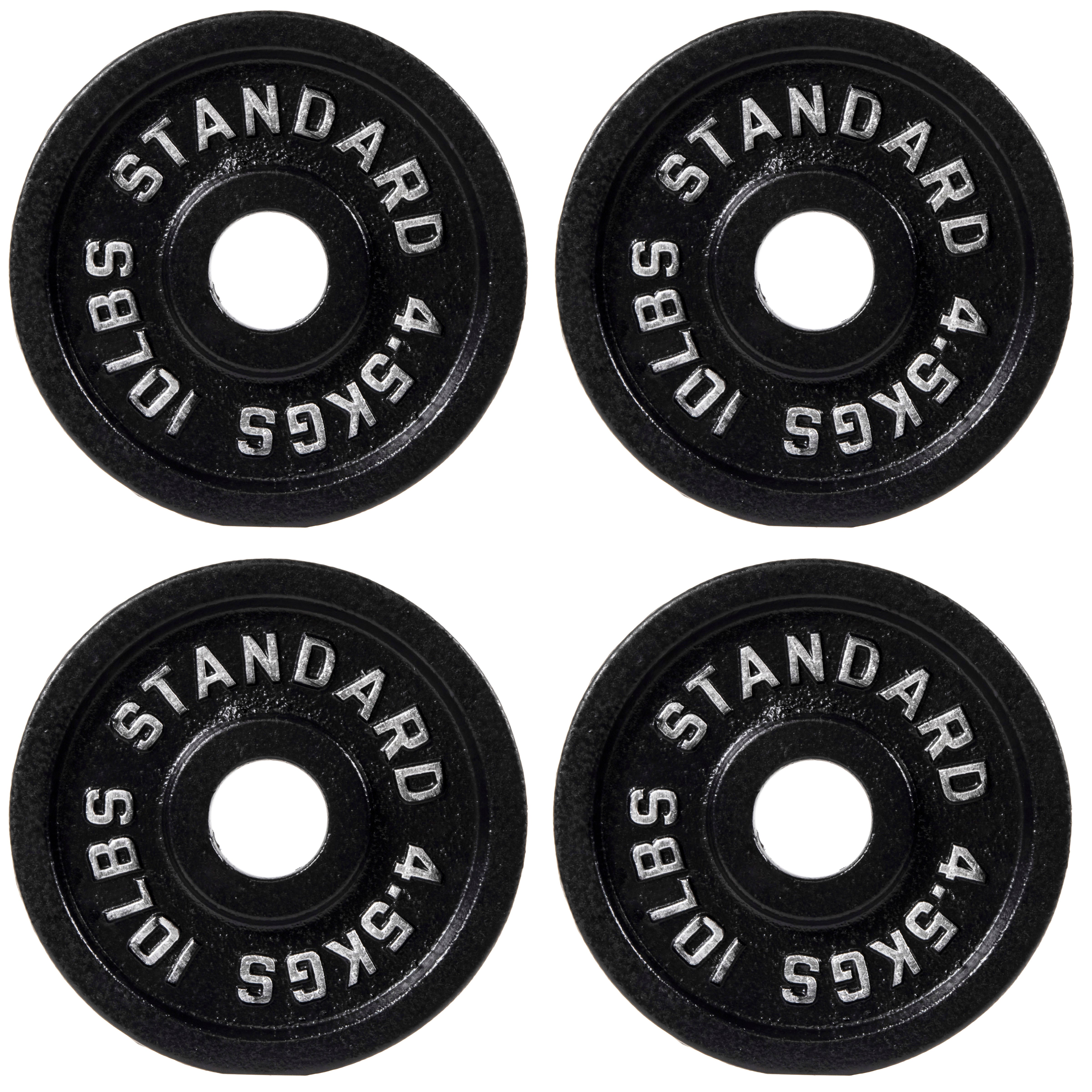EDX Solid Cast Iron Olympic Weight Plate – 2-Inch Center Hole, Rust-Resistant Strength Training Disc for Home or Commercial Gym,