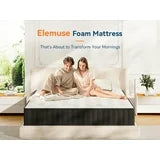 EDX 12 Inch Memory Foam Mattress for Cooling Charcoal, Medium Firm Support for Back Pain Relief, CertiPUR-US Certified ,Fiberglass Free,Mattress in a Box