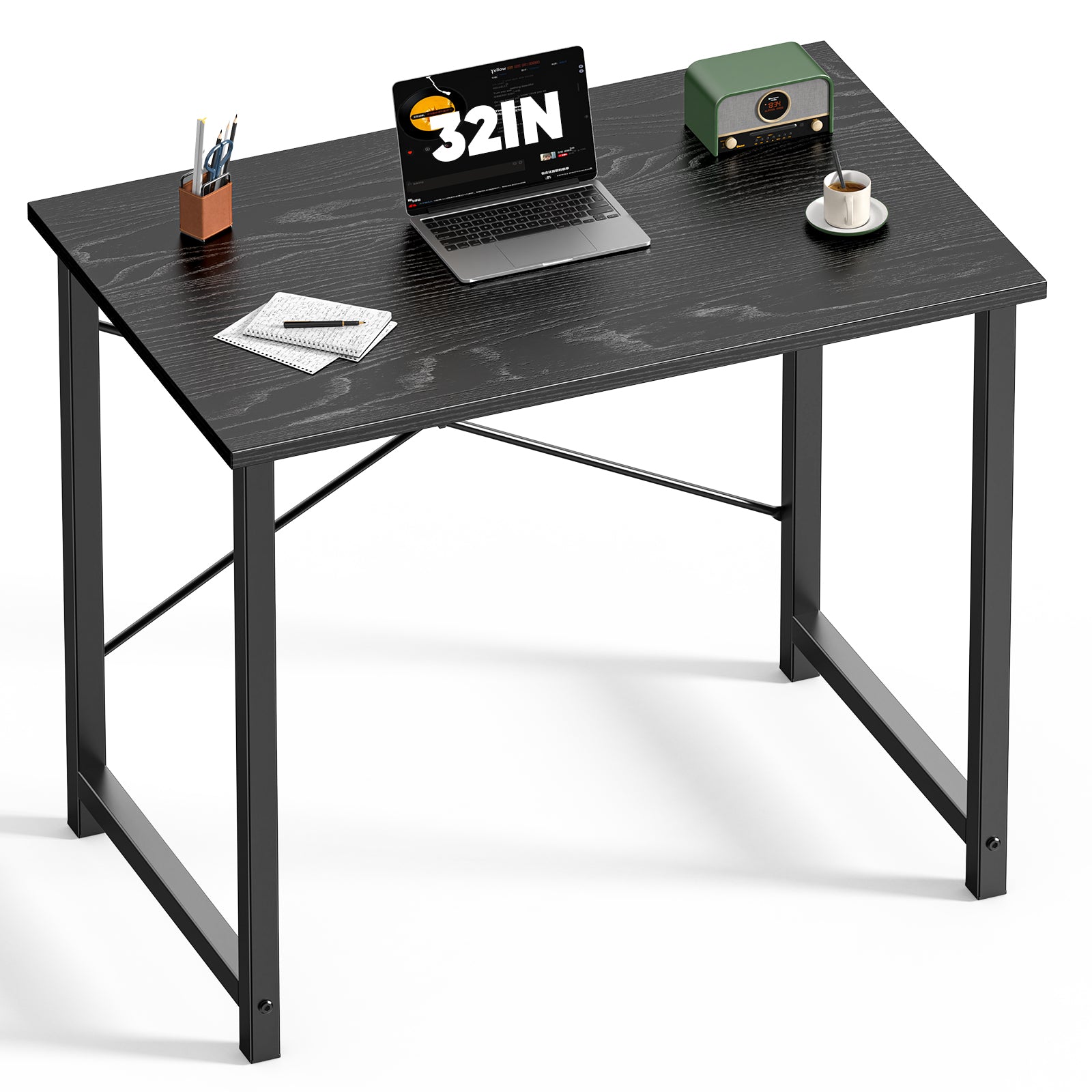 edx Computer Desk for Home Office, Office Table for Small Spaces, Writing Desk