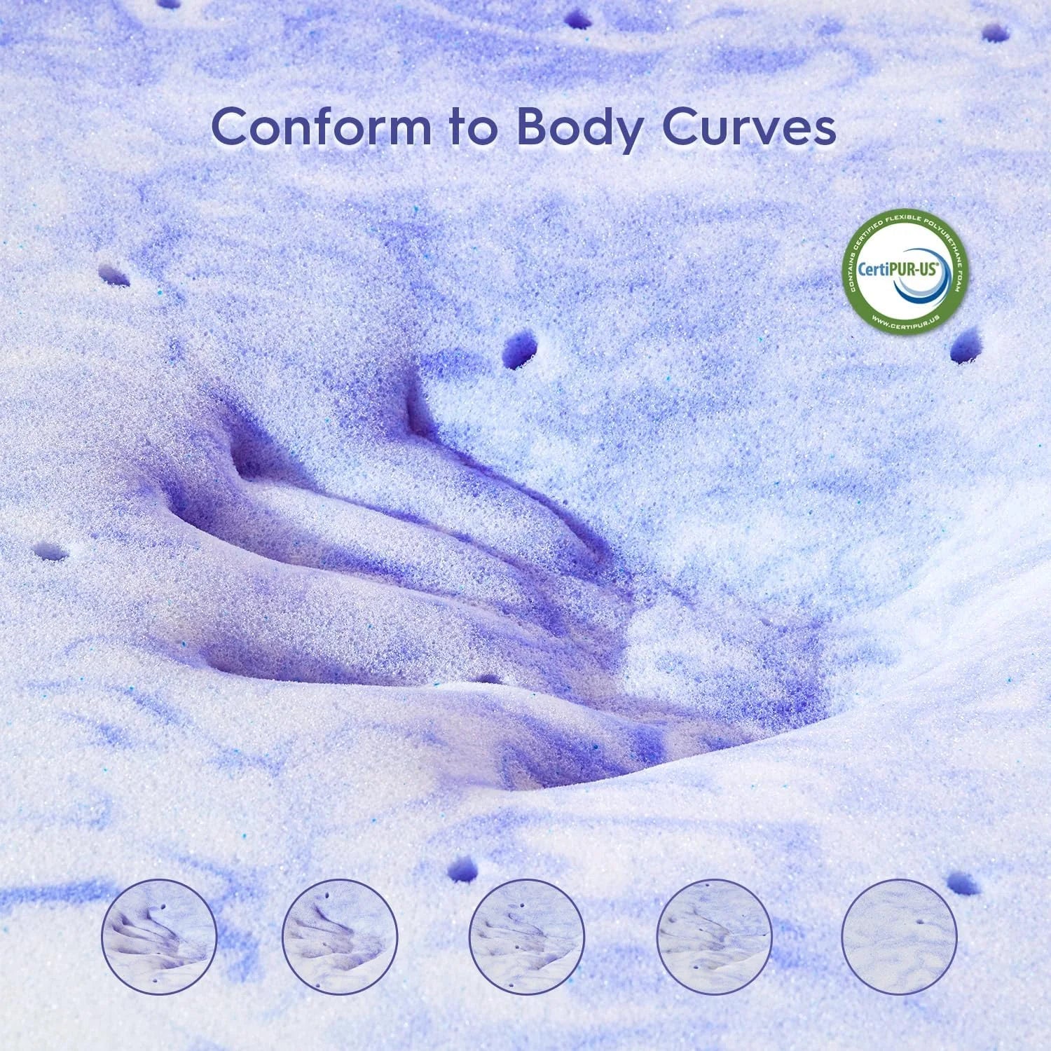 EDX Memory Foam Mattress, Gel Memory Foam Bed Memory Foam Mattress