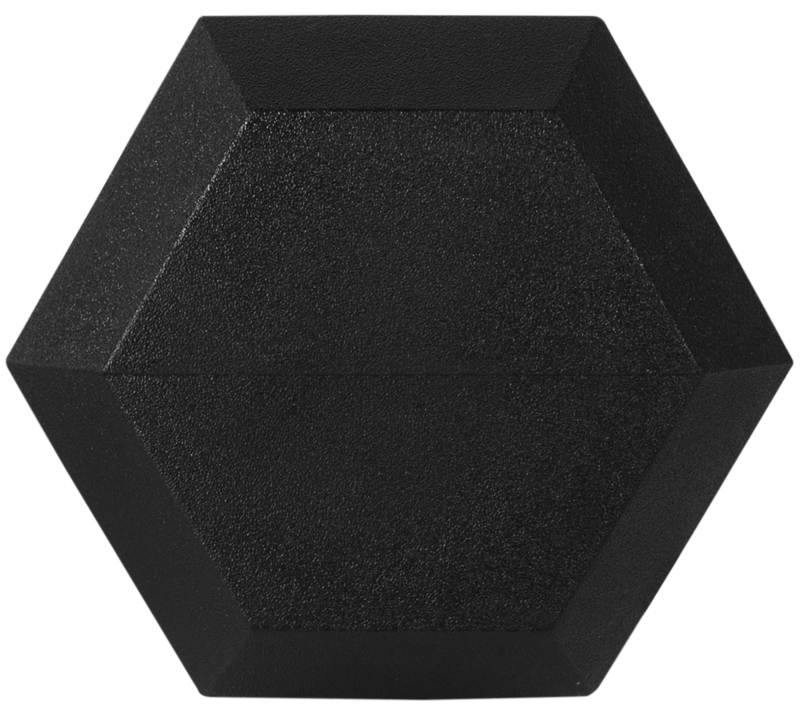 EDX 2Pcs 10 LB Rubber Hex Dumbbell – Anti-Roll Grip for Strength Training, Home Gym & Full-Body Workouts