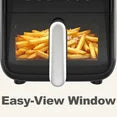 EDX Air Fryer 7.5QT, Digital Touchscreen, Visible Window, Black