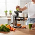 edx High Juice Yield Centrifugal Juicer Extractor for Leafy Greens, Fruits and Vegetables, Easy to Clean Design, 2L Silver Capacity, Perfect for Everyday Healthy Juicing