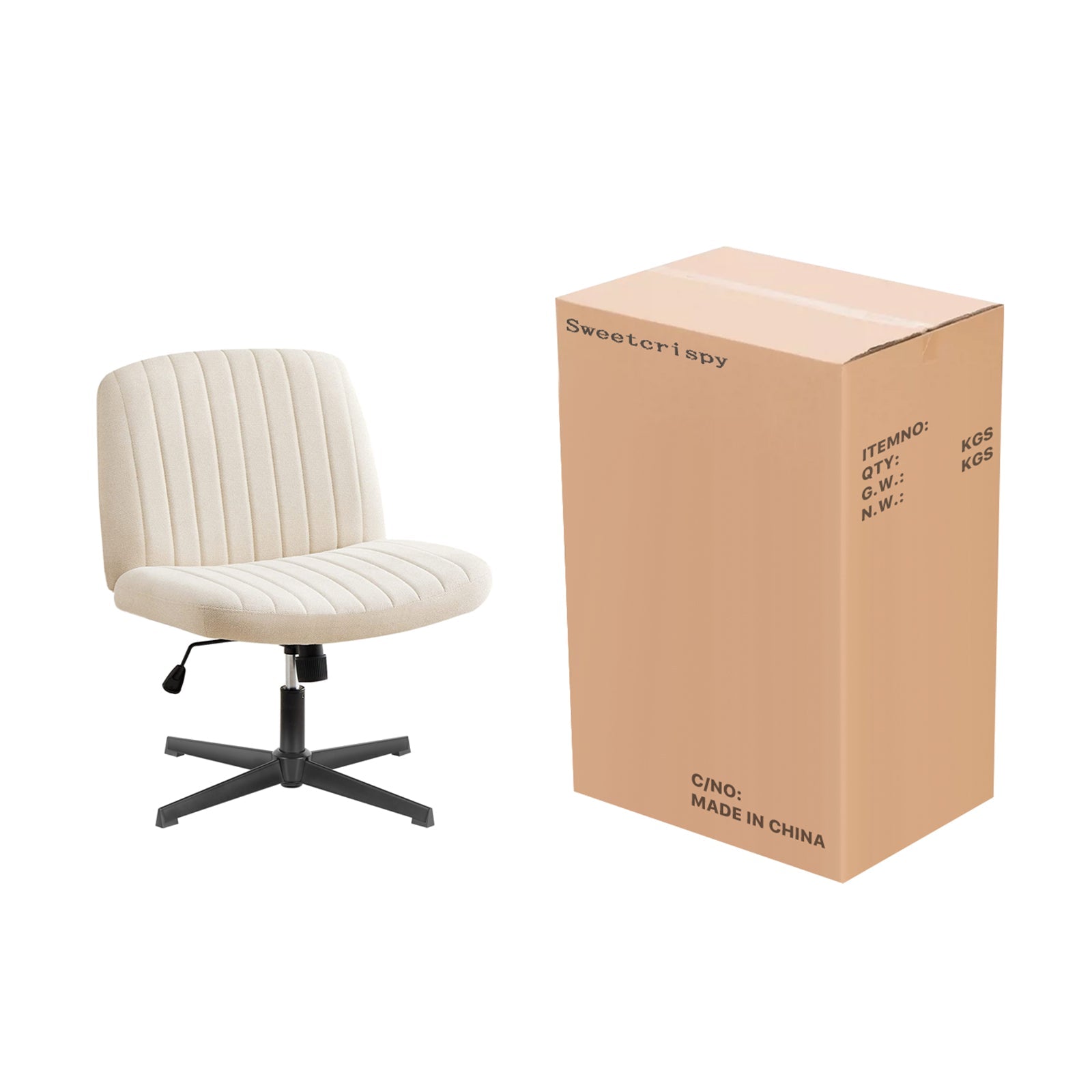 edx SWEETCRISPY Cross-Legged Chair,No Wheels Armless Swivel Home Office Chair???300 hundred stockpile purchases