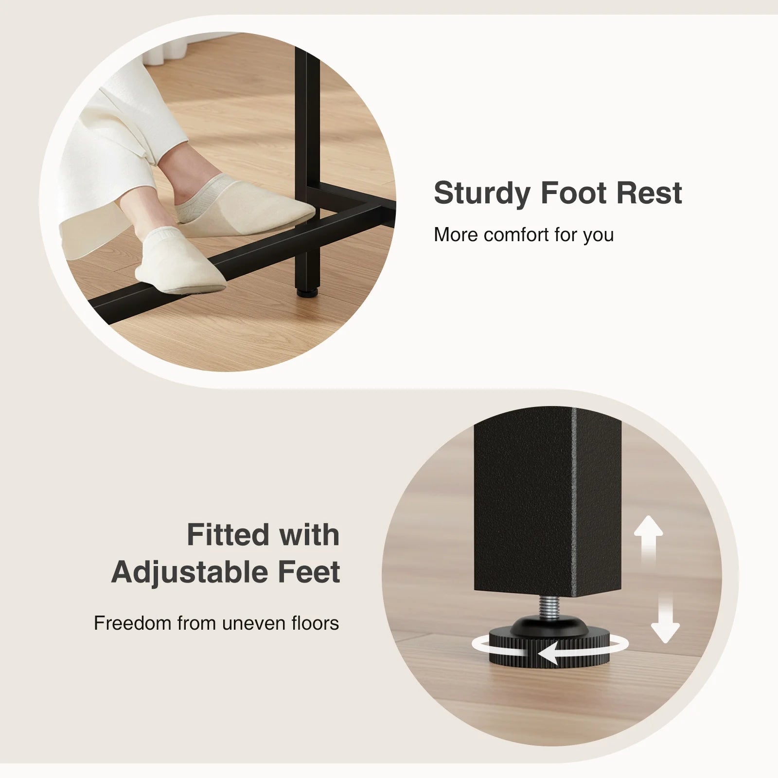 EDX Bar Table, Bar Height Pub Table, Counter Height Bar Table, Rectangular High Top Coffee&Dining Table,for household