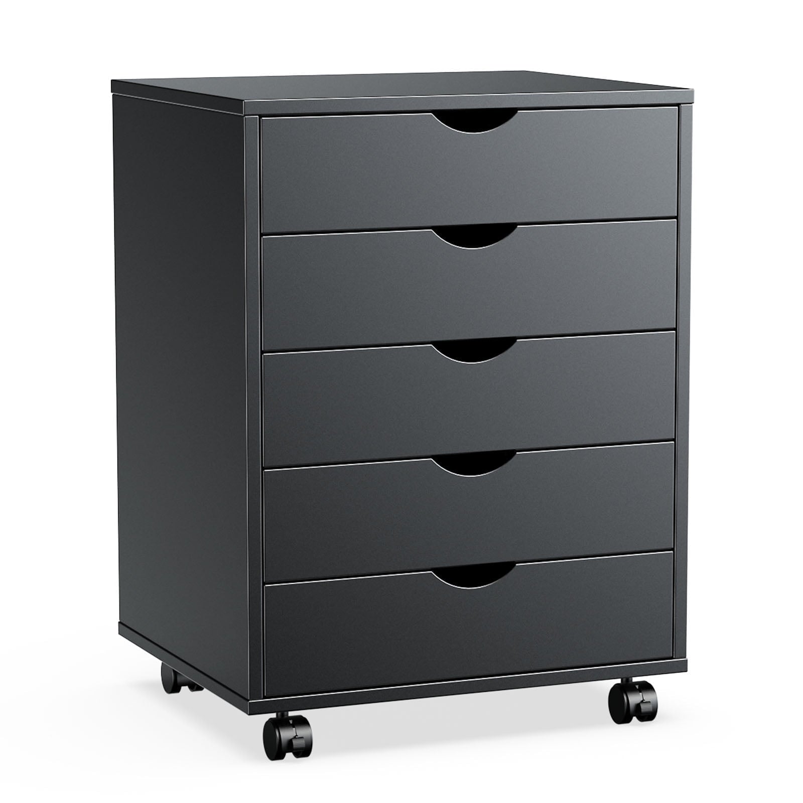 EDX Drawer Dresser - Chest Dressers with Wood Storage Cabinet, Mobile Organizer for Bedroom, Home, Office