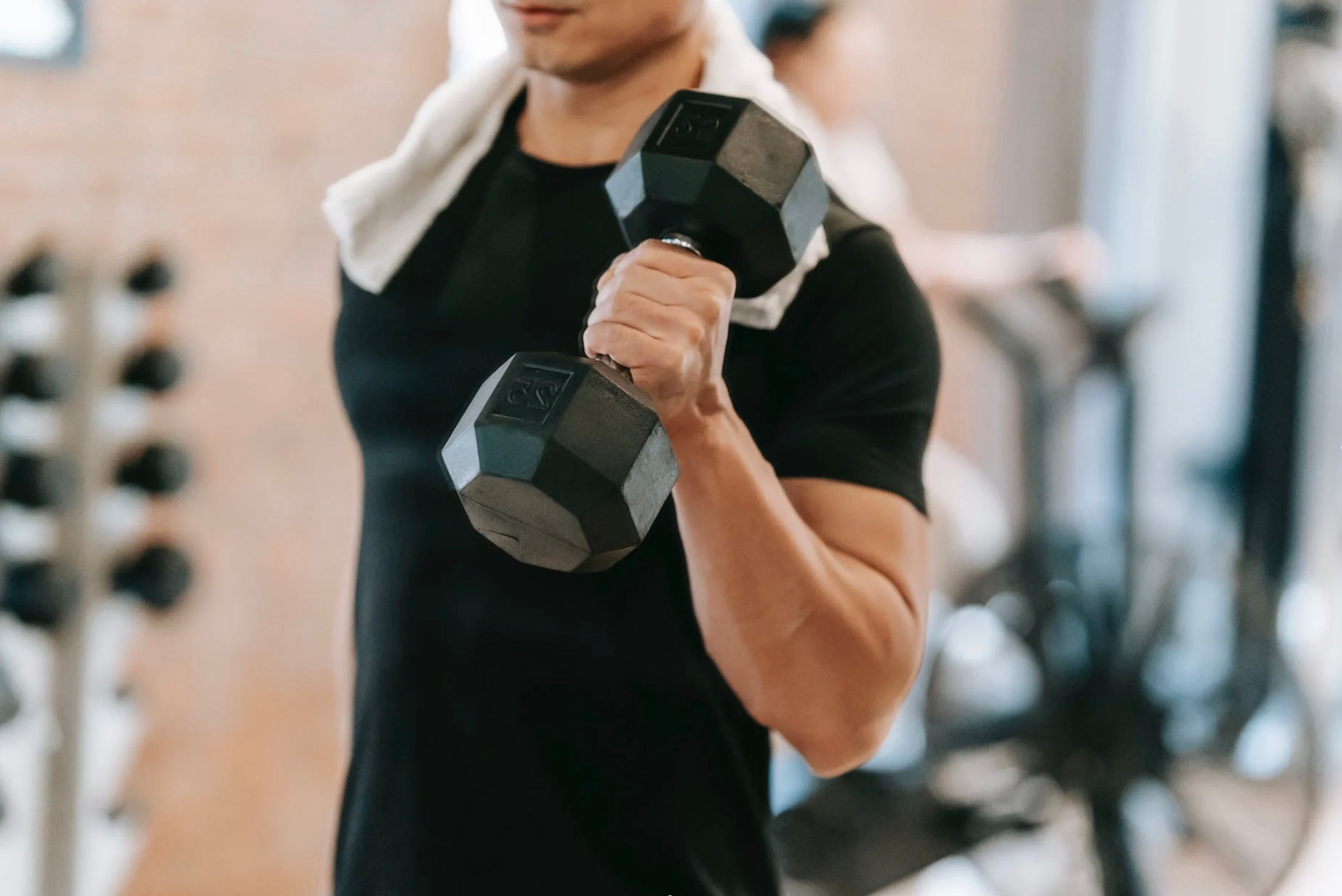 EDX 2Pcs 10 LB Rubber Hex Dumbbell – Anti-Roll Grip for Strength Training, Home Gym & Full-Body Workouts