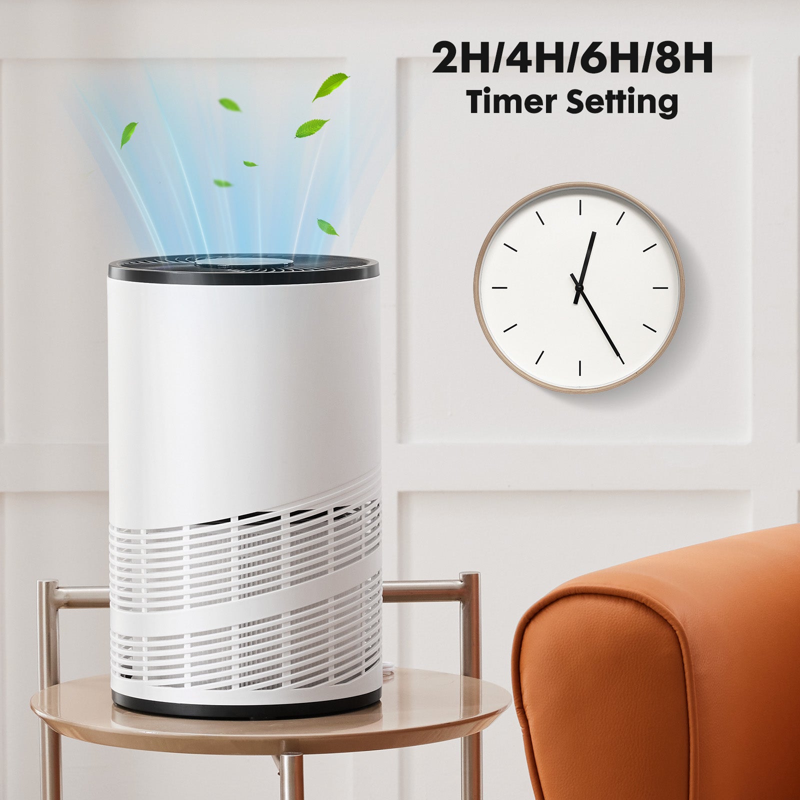 Air Purifier for Home and Bedroom, HEPA Filter, Removes Smoke, Pollen, Dander and Odors