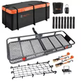 60-Inch Foldable Vehicle Cargo Basket | Heavy-Duty Collapsible Truck Bed Storage Organizer for SUVs, Trucks & Vans