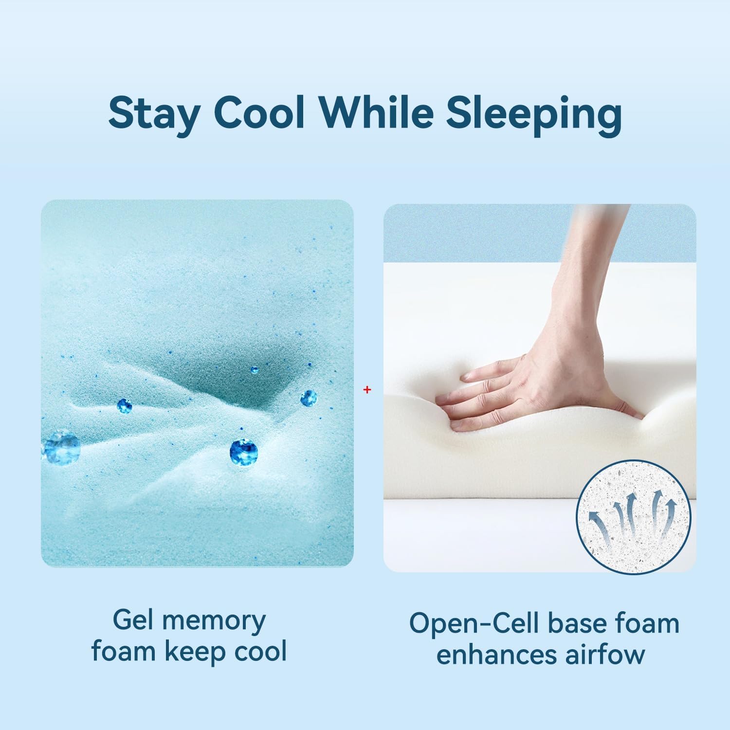 edx Narrow Mattress, Gel Memory Foam Mattress with Breathable Pillowtop for Cool Sleep and Pressure Relief,Fiberglass-Free,CertiPUR-US® Certified Small Single Mattresses in a Box