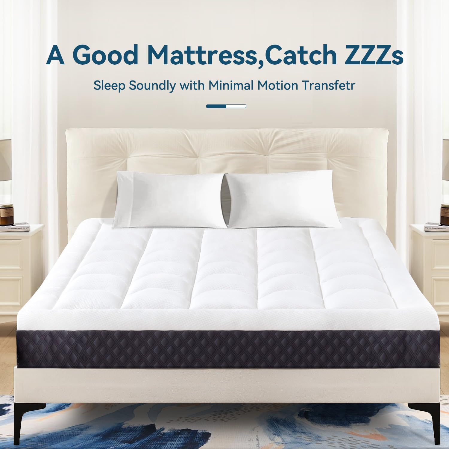 edx Narrow Mattress, Gel Memory Foam Mattress with Breathable Pillowtop for Cool Sleep and Pressure Relief,Fiberglass-Free,CertiPUR-US® Certified Small Single Mattresses in a Box