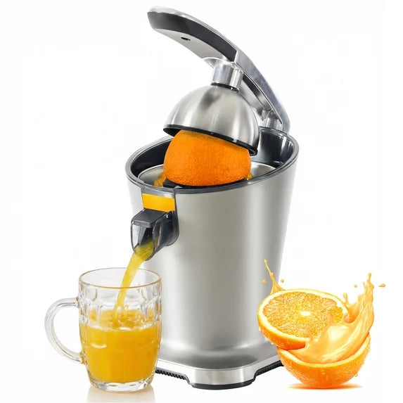 EDX Cone Citrus Juicer, 60dB Quiet Operation, Perfect for Orange Juice & All Citrus Fruits, Home Kitchen Essential