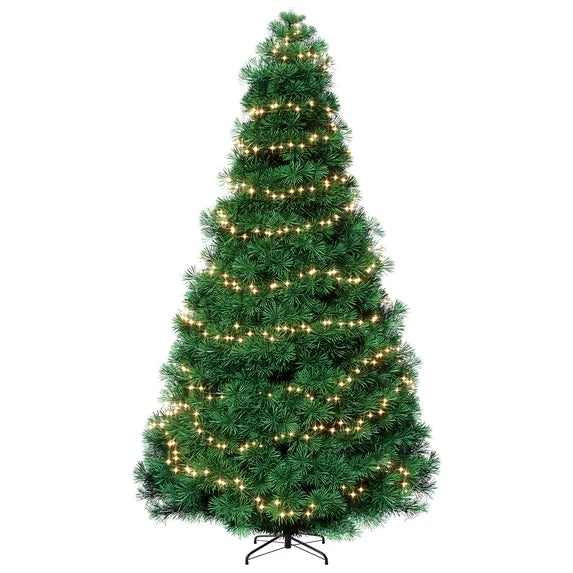 edx Artificial Christmas Tree, Green Artificial Xmas Tree, With Branch Tips & Foldable Base, For Home, Office, Party Decoration