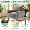 EDX Comfy Chair for Adults, Leisure Chair for Bedroom Living Room Dorm Rooms Flexible Reading Chair