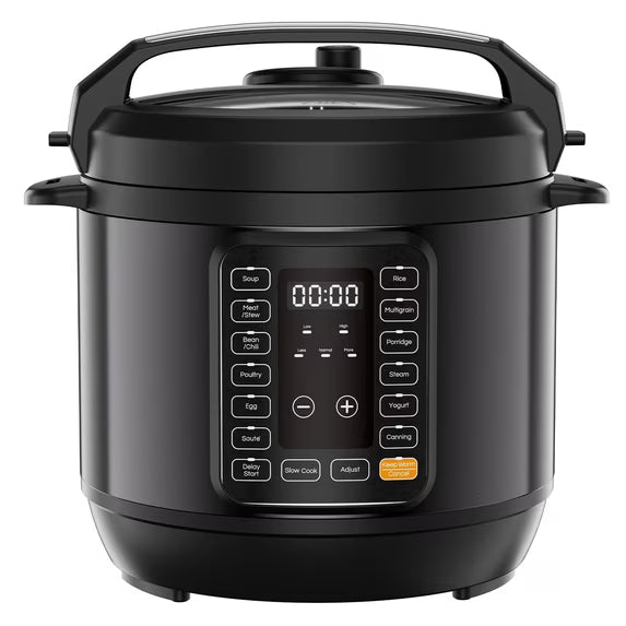 edx Electric Pressure Cooker,Multi-Function Features Stainless Steel Pot with 8 Functional Modes & Programmable Timer