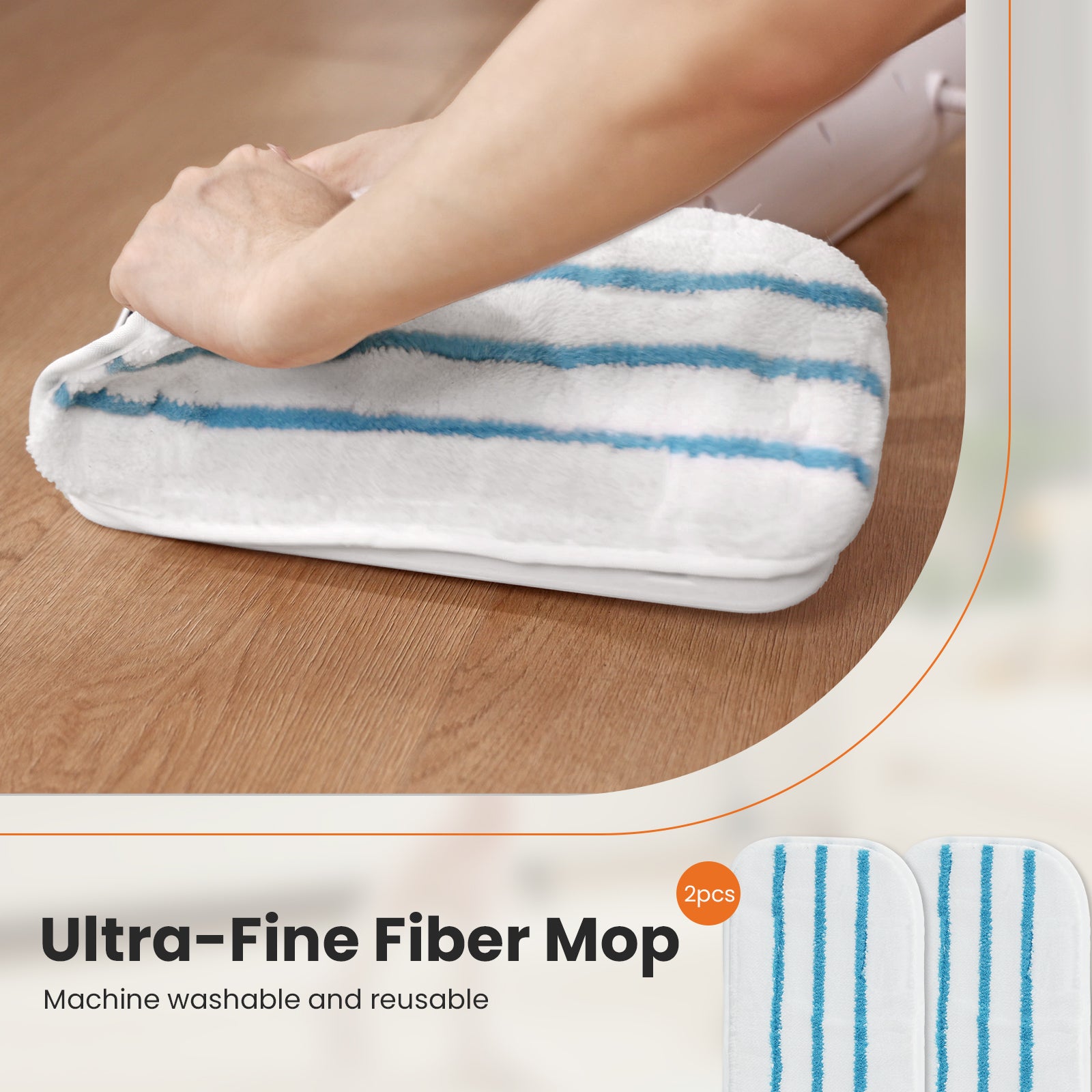 edx Steam Mop for Hardwood Floors and Tile, Electric Mops Floor Cleaner Machine