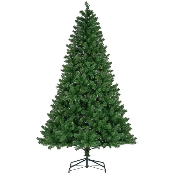 edx Artificial Christmas Tree, Green Artificial Xmas Tree, With Branch Tips & Foldable Base, For Home, Office, Party Decoration