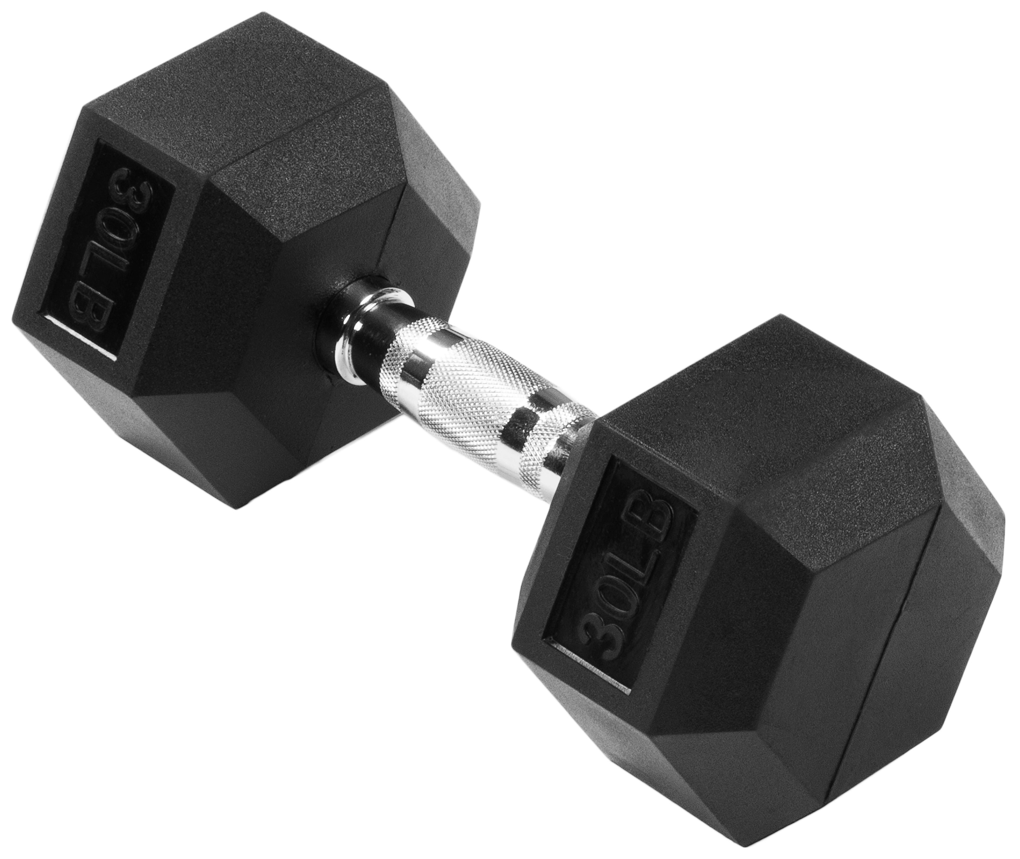 EDX 2Pcs 10 LB Rubber Hex Dumbbell – Anti-Roll Grip for Strength Training, Home Gym & Full-Body Workouts
