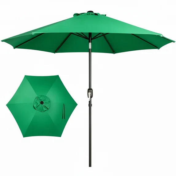 EDX 10ft the lamp bead is in the middle of the pillar umbrella Square Deluxe Offset Umbrella 360°Rotation & Integrated Tilting System & LED lights for Market Garden Deck Pool Backyard Patio