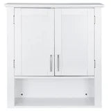 EDX 2-Door 23" Bathroom Storage Cabinet - Stylish Wall-Mounted Organizer with Adjustable Shelves for Bathroom Essentials