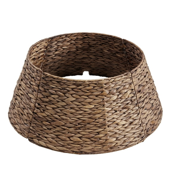 EDX Chionachne Woven Christmas Tree Collar, Christmas Tree Skirt Cover for Christmas Tree Decorations