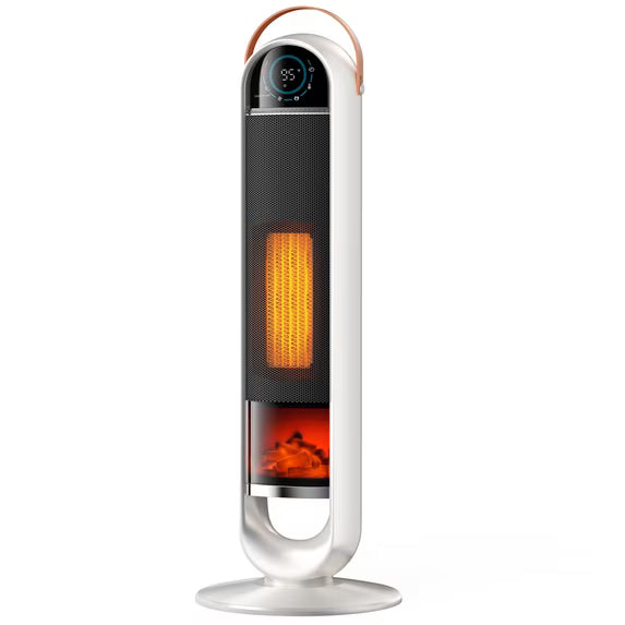 EDX 31.8" Tower Space Heater, 1500W Electric Heater with Remote, 15H Timer, 45° Oscillation for Indoor Use