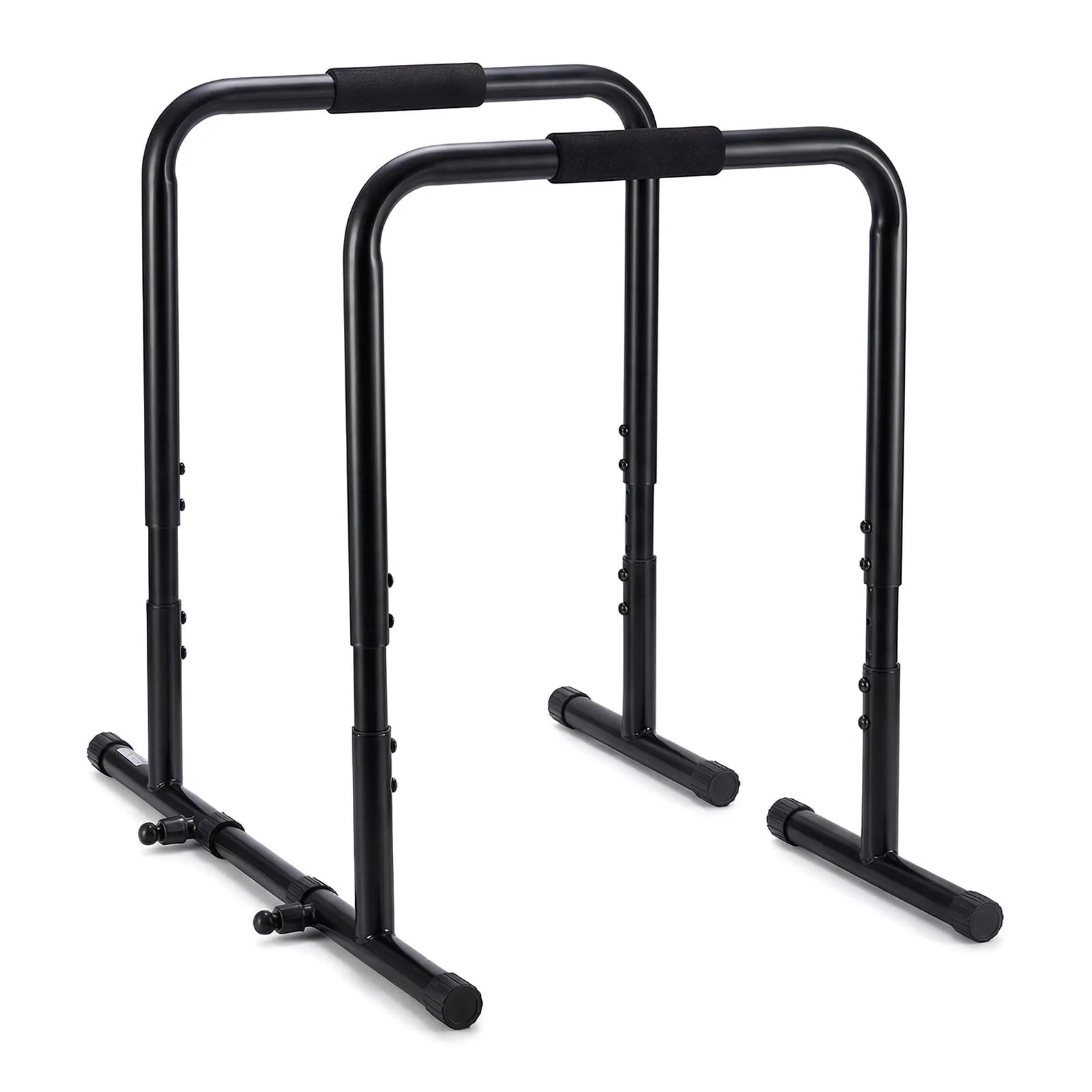 EDX Adjustable Dip Stand, Heavy Duty Dip Bars for Home Gym, Pull Up & Strength Training Station, Stable Steel Frame with Non-Slip Feet, 400 LBS Capacity