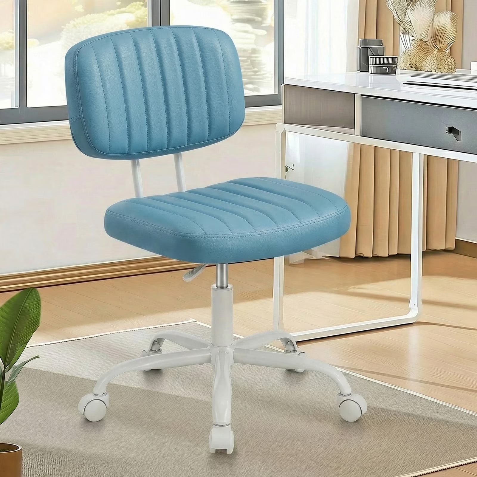 EDX Low Back Lumbar Support and Height Adjustment Office Desk Chair