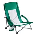 EDX Low Profile Camping Chair Portable Folding Beach Chair W/ Bag - Heavy Duty Breathable for Outdoor