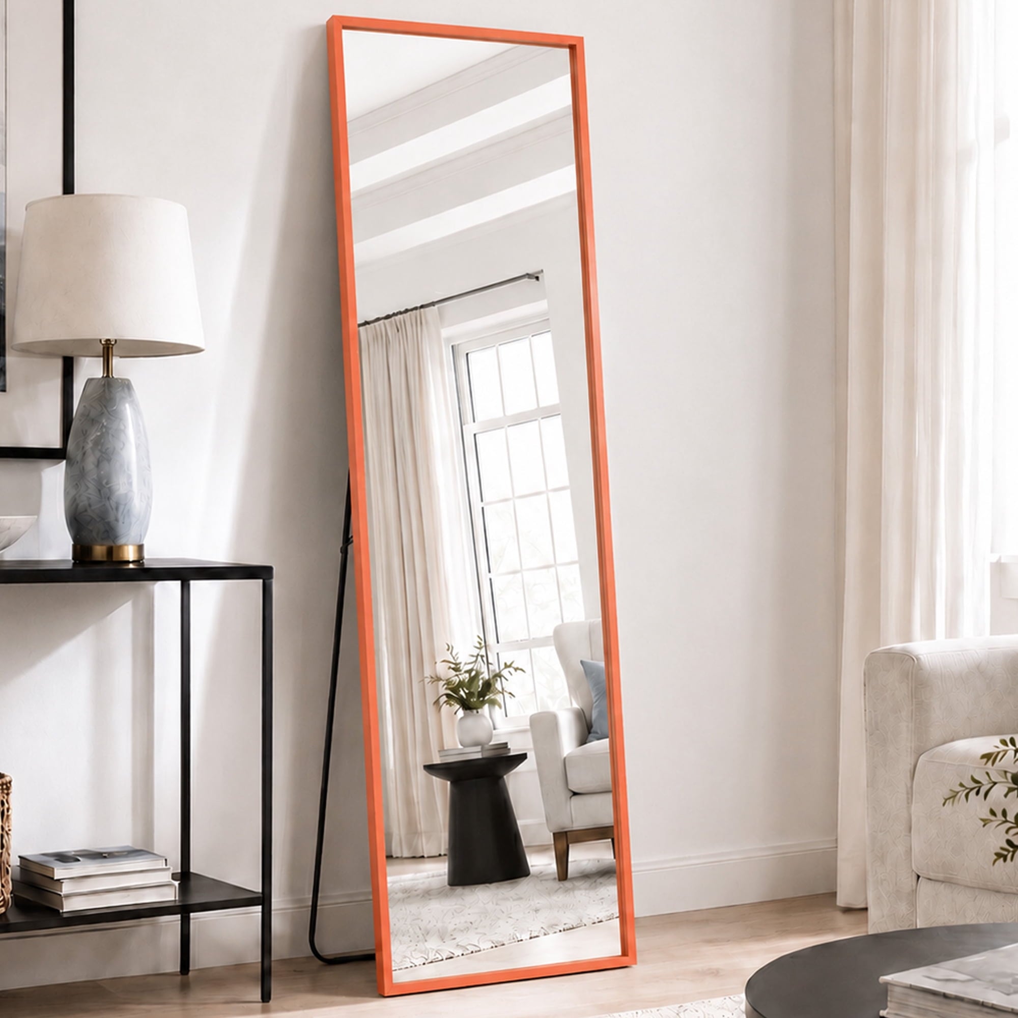 EDX Rectangle Full Length Mirror Full Body Mirror Rectangle Free Standing Wall Mounted Leaning Hanging Floor Mirrors