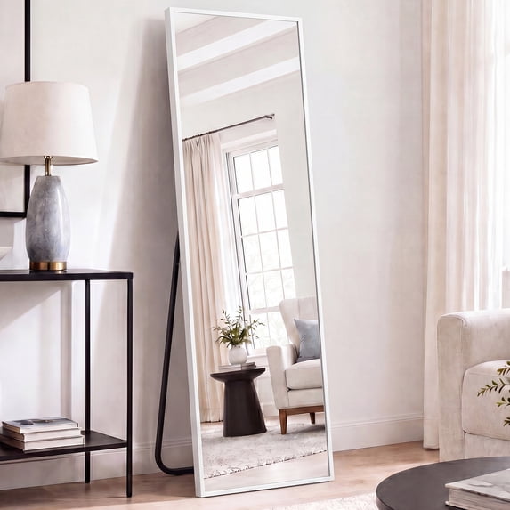 EDX Rectangle Full Length Mirror Full Body Mirror Rectangle Free Standing Wall Mounted Leaning Hanging Floor Mirrors