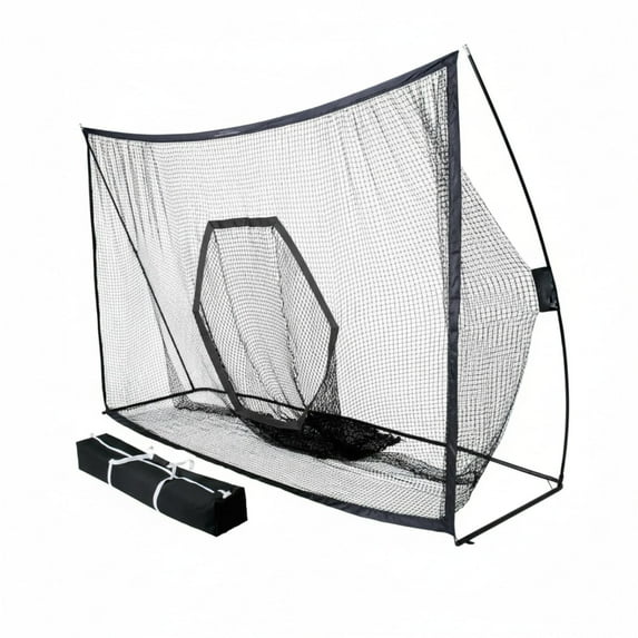 EDX Polyester Golf Practice Net, 10x7 ft with Target, Driving Range Net for Indoor & Outdoor Training