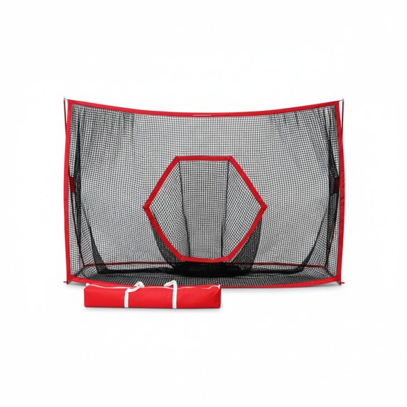 EDX Polyester Golf Practice Net, 10x7 ft with Target, Driving Range Net for Indoor & Outdoor Training
